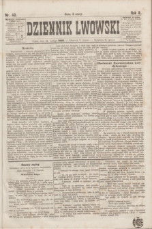 Dziennik Lwowski. R.2, nr 43 (21 lutego 1868)