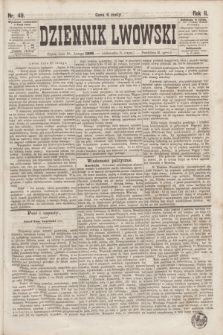 Dziennik Lwowski. R.2, nr 49 (28 lutego 1868)