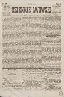 Dziennik Lwowski. R.2, nr 54 (5 marca 1868)