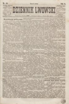 Dziennik Lwowski. R.2, nr 64 (17 marca 1868)