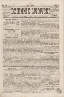 Dziennik Lwowski. R.2, nr 79 (4 kwietnia 1868)