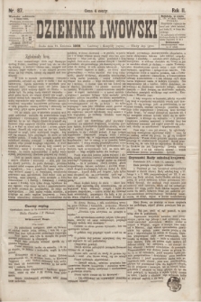 Dziennik Lwowski. R.2, nr 87 (15 kwietnia 1868)