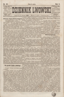 Dziennik Lwowski. R.2, nr 92 (21 kwietnia 1868)