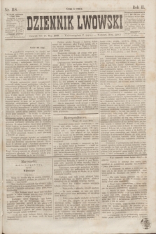 Dziennik Lwowski. R.2, nr 118 (21 maja 1868)