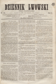 Dziennik Lwowski : Organ demokratyczny. R.2, nr 158 (11 lipca 1868)