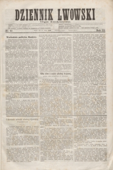 Dziennik Lwowski : organ demokratyczny. R.3, nr 47 (27 lutego 1869)