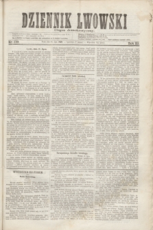 Dziennik Lwowski : organ demokratyczny. R.3, nr 179 (28 lipca 1869)