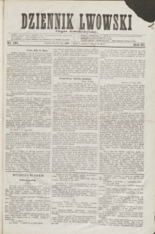 Dziennik Lwowski : organ demokratyczny. R.3, nr 180 (29 lipca 1869)