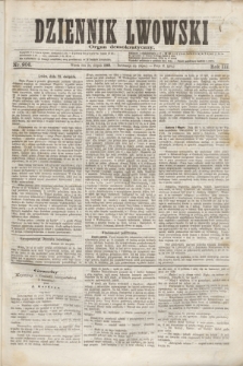 Dziennik Lwowski : organ demokratyczny. R.3, nr 206 (24 sierpnia 1869)