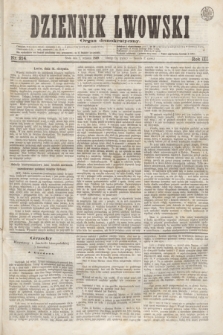 Dziennik Lwowski : organ demokratyczny. R.3, nr 214 (1 września 1869)