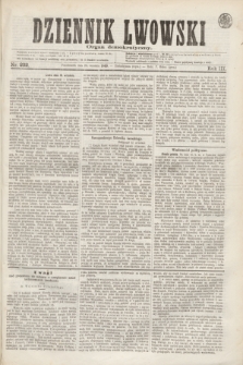 Dziennik Lwowski : organ demokratyczny. R.3, nr 232 (20 września 1869)