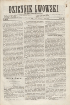 Dziennik Lwowski : organ demokratyczny. R.3, nr 252 (11 października 1869)