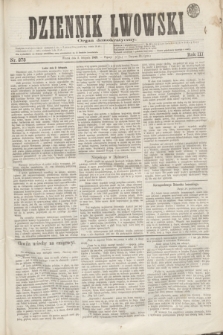 Dziennik Lwowski : organ demokratyczny. R.3, nr 273 (2 listopada 1869)