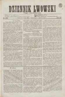 Dziennik Lwowski : organ demokratyczny. R.3, nr 278 (7 listopada 1869)