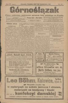 Górnoślązak : pismo codzienne, poświęcone sprawom ludu polskiego na Śląsku. Dodatek II. R.4, nr 227 (1 października 1905)