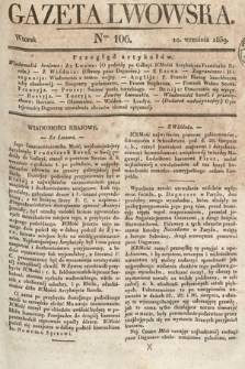 Gazeta Lwowska. 1839, nr 106