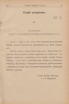 Dziennik Urzędowy Kuratorjum Okręgu Szkolnego Wileńskiego. R.10, nr 2 (1 lutego 1933)