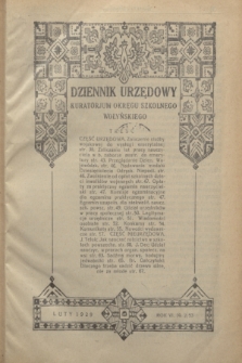 Dziennik Urzędowy Kuratorjum Okręgu Szkolnego Wołyńskiego. R.6, № 2 (luty 1929) = № 53 + wkładka
