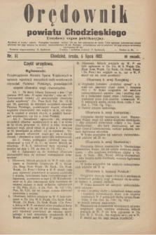 Orędownik powiatu Chodzieskiego : urzędowy organ publikacyjny. R.69, nr 51 (5 lipca 1922)