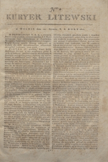 Kuryer Litewski. 1810, Nro 4 (12 stycznia)