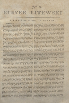 Kuryer Litewski. 1810, Nro 24 (23 marca)