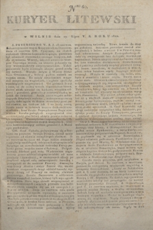 Kuryer Litewski. 1810, Nro 60 (27 lipca)