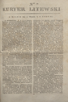 Kuryer Litewski. 1810, Nro 72 (7 września)