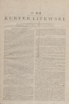 Kuryer Litewski. 1818, nr 101 (17 grudnia)