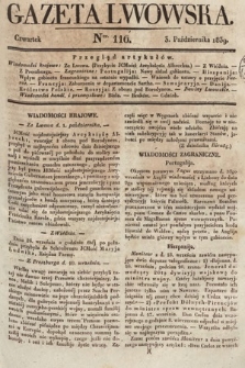 Gazeta Lwowska. 1839, nr 116