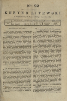 Kuryer Litewski. 1820, Ner 22 (20 lutego) + dod.