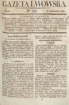 Gazeta Lwowska. 1839, nr 117