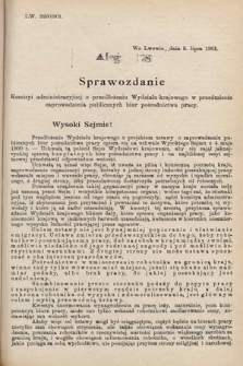 [Kadencja VII, sesja VI, al. 178] Alegata do Sprawozdań Stenograficznych z Szóstej Sesyi Siódmego Peryodu Sejmu Krajowego Królestwa Galicyi i Lodomeryi wraz z Wielkiem Księstwem Krakowskiem z roku 1900/901. Alegat 178