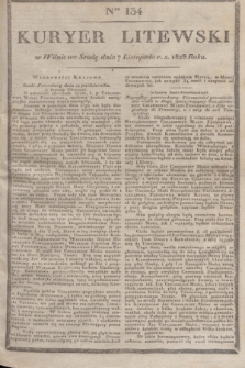 Kuryer Litewski. 1828, Ner 134 (7 listopada) + dod.