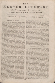 Kuryer Litewski : Za Naywyższym Dozwoleniem Imperatora JMCI Całey Rossyi. 1802, Nro 6 (18 stycznia)