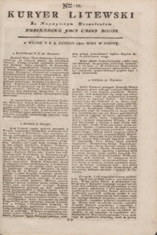 Kuryer Litewski : Za Naywyższym Dozwoleniem Imperatora JMCI Całey Rossyi. 1802, Nro 12 (8 lutego)