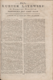 Kuryer Litewski : Za Naywyższym Dozwoleniem Imperatora JMCI Całey Rossyi. 1802, Nro 61 (30 lipca)