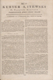 Kuryer Litewski : Za Naywyższym Dozwoleniem Imperatora JMCI Całey Rossyi. 1802, Nro 72 (6 września)