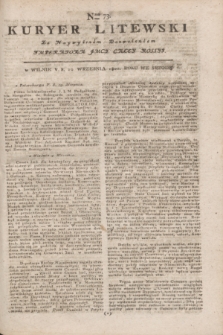 Kuryer Litewski : Za Naywyższym Dozwoleniem Imperatora JMCI Całey Rossyi. 1802, Nro 73 (10 września)