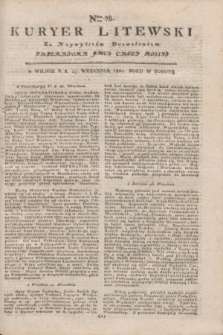 Kuryer Litewski : Za Naywyższym Dozwoleniem Imperatora JMCI Całey Rossyi. 1802, Nro 78 (27 września)