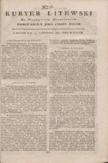 Kuryer Litewski : Za Naywyższym Dozwoleniem Imperatora JMCI Całey Rossyi. 1802, Nro 96 (29 listopada)