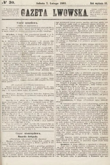 Gazeta Lwowska. 1863, nr 30