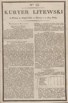 Kuryer Litewski. 1829, Ner 35 (22 marca) + dod.