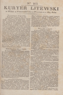 Kuryer Litewski. 1829, Ner 105 (2 września) + dod.