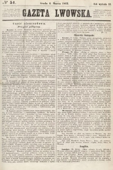 Gazeta Lwowska. 1863, nr 51
