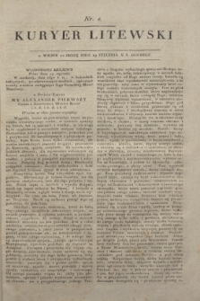 Kuryer Litewski. 1816, nr 6 (19 stycznia)