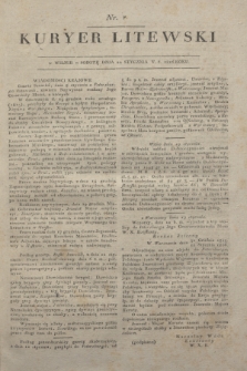 Kuryer Litewski. 1816, nr 7 (22 stycznia)