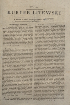 Kuryer Litewski. 1816, nr 48 (14 czerwca) + dod.