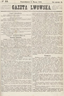 Gazeta Lwowska. 1863, nr 55
