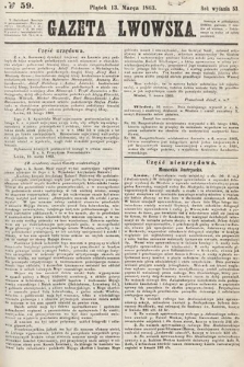 Gazeta Lwowska. 1863, nr 59