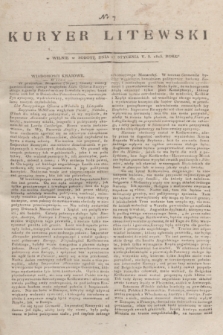 Kuryer Litewski. 1815, nr 7 (23 stycznia) + dod.